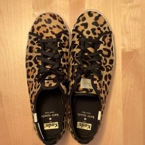 8.5 Keds  Kate Spade Kickstart Loepard
